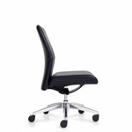 Global Total Office Global Include Series Mid Back Armless Weight Sensing Synchro-Tilter Office Chair IN30NMB 