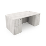  i5 Industries Rayne 71"W Bow Front Dual Pedestal Desk RN-BD3671P-2 