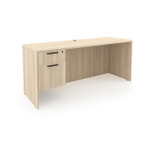 i5 Industries Rayne Collection 24"D x 71"W Single Suspended Pedestal Credenza RN-C2471P-1 