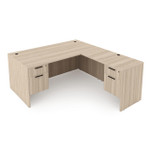  i5 Industries Rayne 71" x 72" Reversible L-Desk with Drawers RN-D7172P-3 