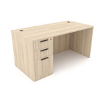  i5 Industries Rayne 30" x 60" Single Pedestal Desk RN-D3060P-4 