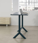  SurfaceWorks Journey Collection 72"W Rounded Rectangle Touchpoint Table 