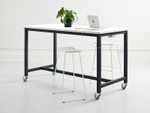  SurfaceWorks Drew Collection Industrial Counter Height Table (Size & Power Options!) 