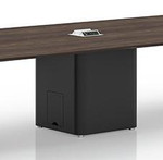  SurfaceWorks Jefferson 96" x 42" Rectangular Cube Base Conference Table (Available with Power!) 