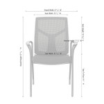  Office Source Starlight Executive Guest Chair with Mesh Back OSGS4031 