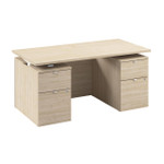  Bush Business Furniture Stratus 60W x 30D Electric Standing Desk with Drawers and Modesty Panel 