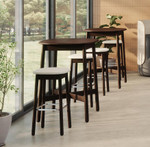  KFI Studios Silva 30"W x 30"D x 41"H Bar Height Table B9900-41 