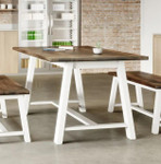 KFI Studios KFI Midtown 84"W x 42"D Cafe Height Thermally Fused Laminate Table (Available with Power!) 