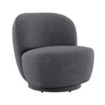  Office Source Aria Upholstered Modern Swivel Lounge Chair 