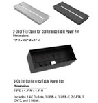  i5 Industries Rayne 6' Powered Rectangular Conference Table RN-CT72-PW 