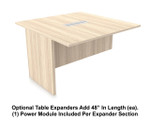  i5 Industries Rayne 12' x 4' Powered Rectangular Conference Table RN-CT144-PW 