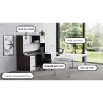 Office Source OfficeSource OS Laminate Two-Tone Laminate Finish U-Shape Typical OSTYP234 