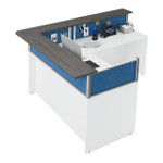 Contemporary L Shaped Guest Reception Desk - Office Source Borders II Collection OSTYPB27