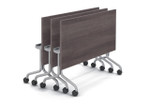 HPFI Furniture 60x30 Flip Top Training Room Table with Wheels - HPFI Duality Collection 