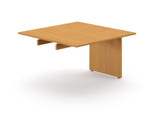 HPFI Furniture 8' Expandable Boat Shaped Conference Table - HYPFI Hyperwork Collection EB4896 