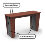 HPFI Furniture Bar Height Collaborative Touchdown Table - HPFI Matrix Collection 