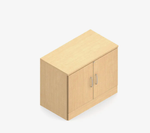 Global Adaptabilities Collection 20"D 2-Door Storage Cabinet A2036SC