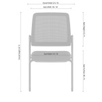  Office Source Starlight Armless Mesh Back Stacking Chair OSSN6006 