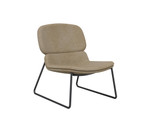 KFI Studios Mason Collection Armless Sled Base Contemporary Lounge Chair SL200