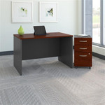 Bush Business Furniture Bush Series C 48" Desk with Mobile BBF Pedestal 