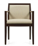 Global Total Office Global Layne Series 8525T Wood Executive Style Armchair