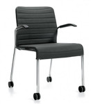 Global Total Office Global Lite Series 5951C Mobile Side Chair with Arms (10 Colors Available!) 