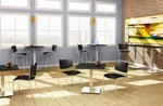 Mayline Group 4 Pack of Mayline Escalate Series Plastic Stack Chair ESC2 (2 Colors!)