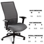 Global Total Office Global Loover Ergonomic Chair 2661-8