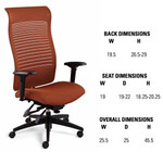 Global Total Office Global Loover High Back Chair 2660-3