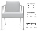 Global Total Office Global ML Lounge Chair ML2326