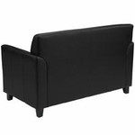  Flash Furniture Diplomat Series Black Leather Love Seat 