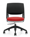 Global Total Office Global Novello Series Armless Modern Task Chair 6401 