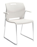 Global Total Office Global Popcorn Series Stackable Armchair 6710