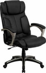  Flash Furniture Folding Black Leather Office Chair 