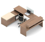 Global Total Office Global Princeton Modular Executive Desk A4E