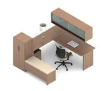 Global Total Office Global Princeton Modular Executive Desk B2E1