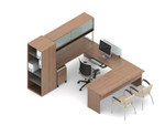 Global Total Office Global Princeton Modular Executive Desk B4R