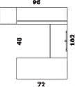 Global Total Office Global Princeton Modular Executive Desk B4R