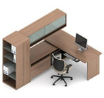 Global Total Office Global Princeton Modular Executive Desk Configuration A10