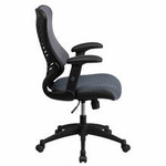  Flash Furniture Gray Mesh Office Task Chair with Adjustable Arms 