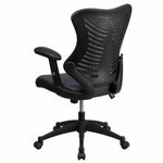  Flash Furniture Gray Mesh Office Task Chair with Adjustable Arms 