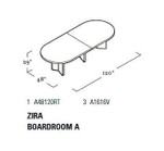 Global Total Office Global Racetrack Boardroom Table A