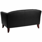  Flash Furniture HERCULES Imperial Series Black Leather Love Seat 