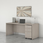 Bush Business Furniture Bush Studio C 72W x 30D Office Desk with Mobile File Cabinet 