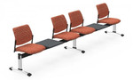 Global Total Office Global Sidero Modular Beam Chair with Accent Tables SID505