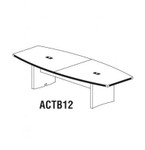 Mayline Group Aberdeen 12' Conference Table ACTB12 by Mayline (Available with Power!) 