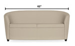 Global Total Office Global Sirena Series Leather 2 Seat Sofa 3373LM