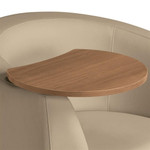 Global Total Office Global Sirena Series Tablet Arm Leather Lounge Chair 3371LMLTL