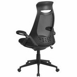  Flash Furniture High Back Executive Mesh Office Chair with Flip Arms 
