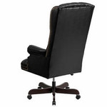  Flash Furniture High Back Traditional Tufted Black Faux Leather Executive Chair 